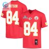 Justin Watson 84 Kansas City Chiefs Super Bowl Lvii Champions Youth Game Jersey Red stylepulseusa 1