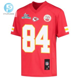 Justin Watson 84 Kansas City Chiefs Super Bowl Lvii Champions Youth Game Jersey Red stylepulseusa 1 2