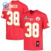 Ljarius Sneed 38 Kansas City Chiefs Super Bowl Lvii Champions Youth Game Jersey Red stylepulseusa 1