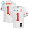 Jerick Mckinnon 1 Kansas City Chiefs Super Bowl Lvii Champions Youth Game Jersey White stylepulseusa 1