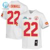 Juan Thornhill 22 Kansas City Chiefs Super Bowl Lvii Champions Youth Game Jersey White stylepulseusa 1