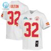 Nick Bolton 32 Kansas City Chiefs Super Bowl Lvii Champions Youth Game Jersey White stylepulseusa 1