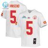 Tommy Townsend 5 Kansas City Chiefs Super Bowl Lvii Champions Youth Game Jersey White stylepulseusa 1