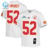 Creed Humphrey 52 Kansas City Chiefs Super Bowl Lvii Champions Youth Game Jersey White stylepulseusa 1