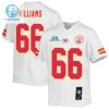 Brandon Williams 66 Kansas City Chiefs Super Bowl Lvii Champions Youth Game Jersey White stylepulseusa 1