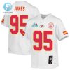 Chris Jones 95 Kansas City Chiefs Super Bowl Lvii Champions Youth Game Jersey White stylepulseusa 1