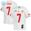 Harrison Butker 7 Kansas City Chiefs Super Bowl Lvii Champions Youth Game Jersey White stylepulseusa 1