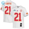 Trent Mcduffie 21 Kansas City Chiefs Super Bowl Lvii Champions Youth Game Jersey White stylepulseusa 1