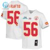 George Karlaftis 56 Kansas City Chiefs Super Bowl Lvii Champions Youth Game Jersey White stylepulseusa 1