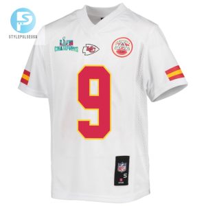 Juju Smithschuster 9 Kansas City Chiefs Super Bowl Lvii Champions Youth Game Jersey White stylepulseusa 1 2