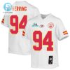 Malik Herring 94 Kansas City Chiefs Super Bowl Lvii Champions Youth Game Jersey White stylepulseusa 1