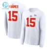 Patrick Mahomes Kansas City Chiefs Super Bowl Lvii Long Sleeve Tshirt White stylepulseusa 1