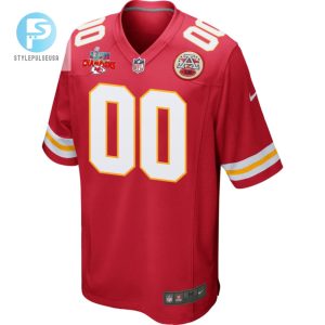 Custom Kansas City Chiefs Super Bowl Lvii Champions 3 Stars Men Game Jersey Red stylepulseusa 1 2