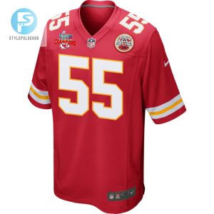 Frank Clark 55 Kansas City Chiefs Super Bowl Lvii Champions 3 Stars Men Game Jersey Red stylepulseusa 1 2