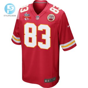 Noah Gray 83 Kansas City Chiefs Super Bowl Lvii Champions 3 Stars Men Game Jersey Red stylepulseusa 1 2