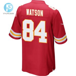 Justin Watson 84 Kansas City Chiefs Super Bowl Lvii Champions 3 Stars Men Game Jersey Red stylepulseusa 1 1