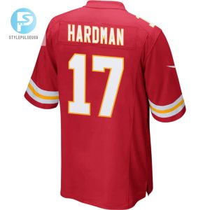 Mecole Hardman 17 Kansas City Chiefs Super Bowl Lvii Champions 3 Stars Men Game Jersey Red stylepulseusa 1 1