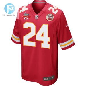 Skyy Moore 24 Kansas City Chiefs Super Bowl Lvii Champions 3 Stars Men Game Jersey Red stylepulseusa 1 2