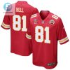 Blake Bell 81 Kansas City Chiefs Super Bowl Lvii Champions 3 Stars Men Game Jersey Red stylepulseusa 1