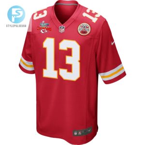 Nazeeh Johnson 13 Kansas City Chiefs Super Bowl Lvii Champions 3 Stars Men Game Jersey Red stylepulseusa 1 2