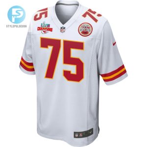 Darian Kinnard 75 Kansas City Chiefs Super Bowl Lvii Champions 3 Stars Men Game Jersey White stylepulseusa 1 2