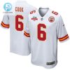 Bryan Cook 6 Kansas City Chiefs Super Bowl Lvii Champions 3 Stars Men Game Jersey White stylepulseusa 1