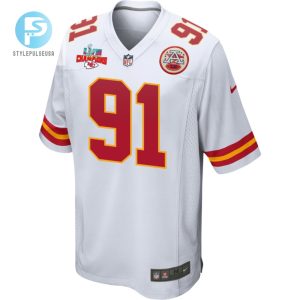 Derrick Nnadi 91 Kansas City Chiefs Super Bowl Lvii Champions 3 Stars Men Game Jersey White stylepulseusa 1 2