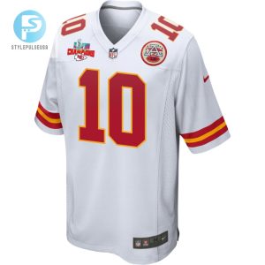 Isiah Pacheco 10 Kansas City Chiefs Super Bowl Lvii Champions 3 Stars Men Game Jersey White stylepulseusa 1 2