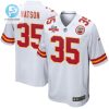 Jaylen Watson 35 Kansas City Chiefs Super Bowl Lvii Champions 3 Stars Men Game Jersey White stylepulseusa 1