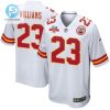 Joshua Williams 23 Kansas City Chiefs Super Bowl Lvii Champions 3 Stars Men Game Jersey White stylepulseusa 1