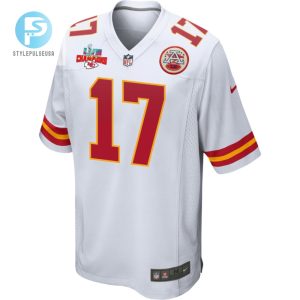 Mecole Hardman 17 Kansas City Chiefs Super Bowl Lvii Champions 3 Stars Men Game Jersey White stylepulseusa 1 2