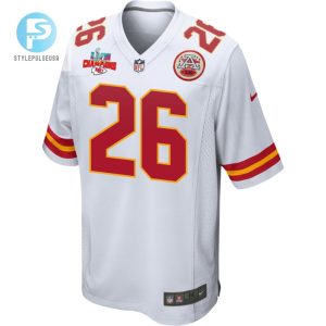 Deon Bush 26 Kansas City Chiefs Super Bowl Lvii Champions 3 Stars Men Game Jersey White stylepulseusa 1 2