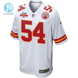 Leo Chenal 54 Kansas City Chiefs Super Bowl Lvii Champions 3 Stars Men Game Jersey White stylepulseusa 1 2