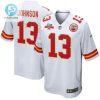 Nazeeh Johnson 13 Kansas City Chiefs Super Bowl Lvii Champions 3 Stars Men Game Jersey White stylepulseusa 1