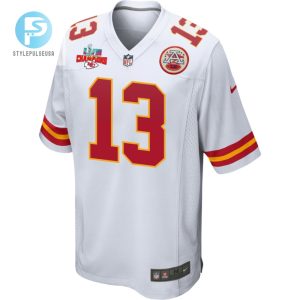 Nazeeh Johnson 13 Kansas City Chiefs Super Bowl Lvii Champions 3 Stars Men Game Jersey White stylepulseusa 1 2