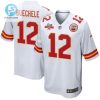 Shane Buechele 12 Kansas City Chiefs Super Bowl Lvii Champions 3 Stars Men Game Jersey White stylepulseusa 1