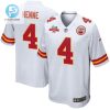 Chad Henne 4 Kansas City Chiefs Super Bowl Lvii Champions 3 Stars Men Game Jersey White stylepulseusa 1