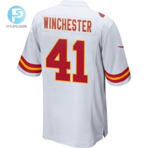 James Winchester 41 Kansas City Chiefs Super Bowl Lvii Champions 3 Stars Men Game Jersey White stylepulseusa 1 1