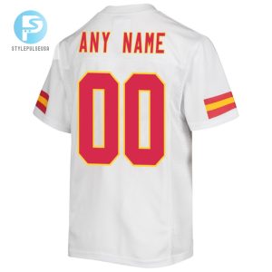 Custom Kansas City Chiefs Super Bowl Lvii Champions 3 Stars Youth Game Jersey White stylepulseusa 1 1