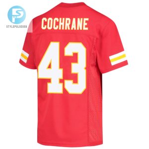 Jack Cochrane 43 Kansas City Chiefs Super Bowl Lvii Champions 3 Stars Youth Game Jersey Red stylepulseusa 1 1