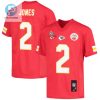 Ronald Jones 2 Kansas City Chiefs Super Bowl Lvii Champions 3 Stars Youth Game Jersey Red stylepulseusa 1