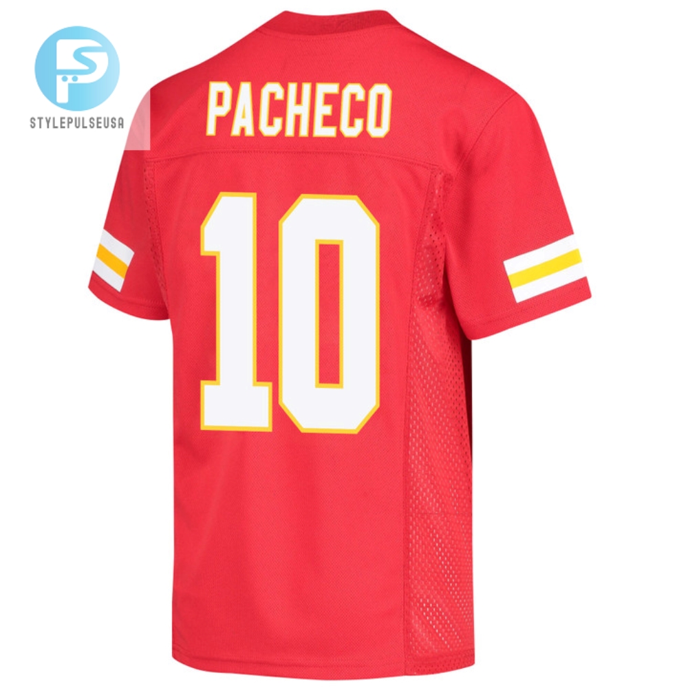 Isiah Pacheco 10 Kansas City Chiefs Super Bowl Lvii Champions 3 Stars Youth Game Jersey  Red 