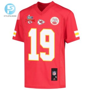 Kadarius Toney 19 Kansas City Chiefs Super Bowl Lvii Champions 3 Stars Youth Game Jersey Red stylepulseusa 1 2