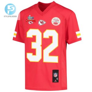 Nick Bolton 32 Kansas City Chiefs Super Bowl Lvii Champions 3 Stars Youth Game Jersey Red stylepulseusa 1 2