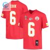 Bryan Cook 6 Kansas City Chiefs Super Bowl Lvii Champions 3 Stars Youth Game Jersey Red stylepulseusa 1