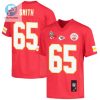 Trey Smith 65 Kansas City Chiefs Super Bowl Lvii Champions 3 Stars Youth Game Jersey Red stylepulseusa 1