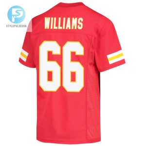 Brandon Williams 66 Kansas City Chiefs Super Bowl Lvii Champions 3 Stars Youth Game Jersey Red stylepulseusa 1 1