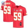 Joshua Kaindoh 59 Kansas City Chiefs Super Bowl Lvii Champions 3 Stars Youth Game Jersey Red stylepulseusa 1