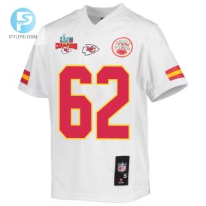 Joe Thuney 62 Kansas City Chiefs Super Bowl Lvii Champions 3 Stars Youth Game Jersey White stylepulseusa 1 2