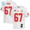Lucas Niang 67 Kansas City Chiefs Super Bowl Lvii Champions 3 Stars Youth Game Jersey White stylepulseusa 1